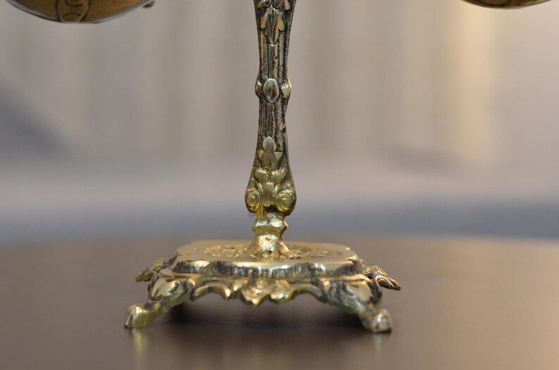 Vintage Brass Scales of Justice, Lawyer Gift, Law Student Graduation Gift, Decorative Law Scales for Office, Ornate Brass Balance Scale image 13