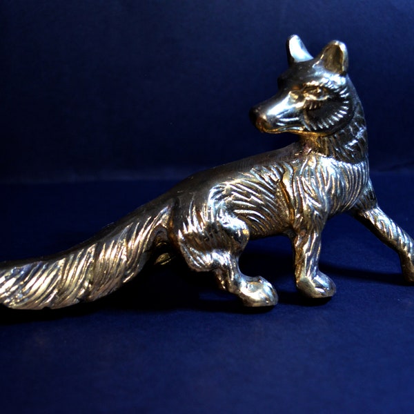 Brass Fox Etsy