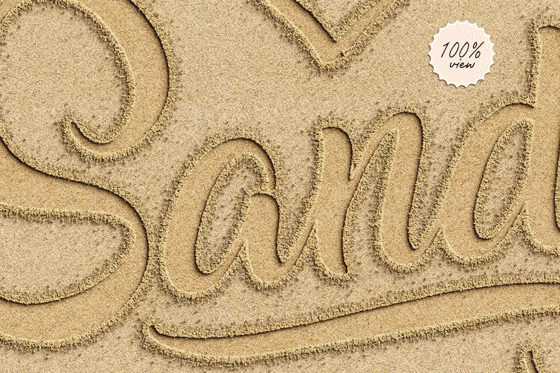 Sand Effect Photoshop Action - Etsy
