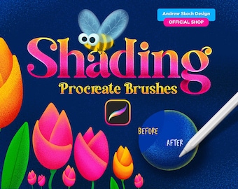 Procreate Shading Brush Set – Grain & Grunge Texture Brushes (Digital Download)