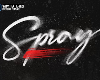Spray Paint Text Effects