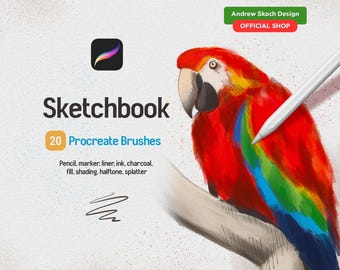 Sketchbook Procreate Brushes - Sketching Procreate Brush - Procreate Brushes for Sketch - iPad Brush - Sketching Custom Brushes