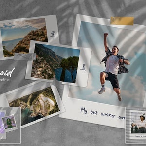 3 Polaroid Photo Templates