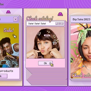 Y2K Instagram Posts & Stories - Etsy