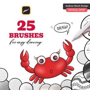Basic Procreate Brushes - Drawing Procreate Brush - Drawing Procreate Brush Set - iPad Brush - Everyday Procreate Brushes Brushset