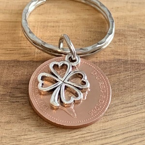 Lucky Penny Scratch Card Scratcher & Four Leaf Clover Regalo di compleanno di Natale Viene fornito in una borsa regalo per fratello sorella fidanzato fidanzata
