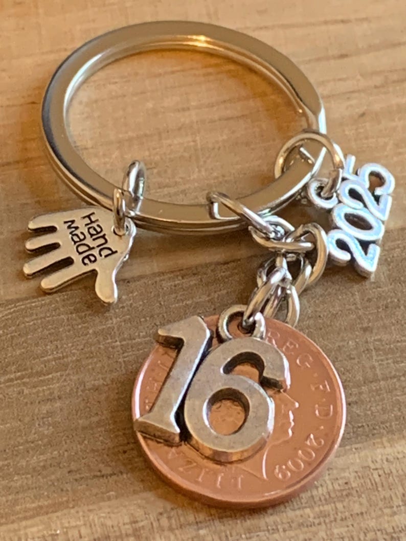 handmade 16th birthday charm