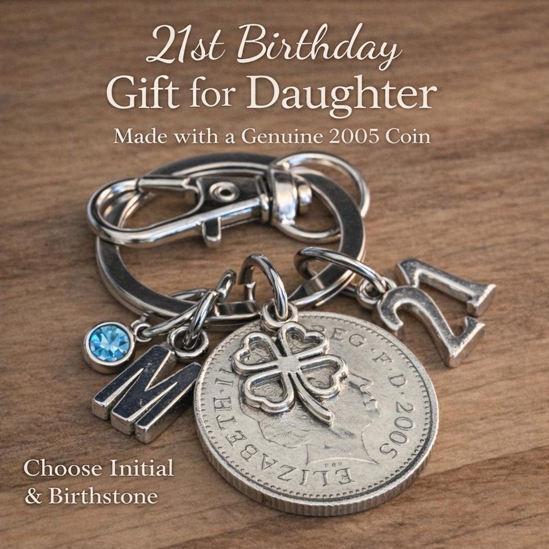 Driving Test Gift, Personalised, Keyring, Blue, Cabochon, Birthstone