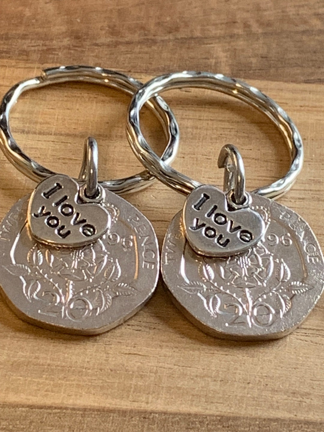29th Wedding Anniversary Polished 1996 Coins & Charms on