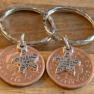 New Pair Of Polished 2006 Coins 19th Wedding Anniversary Gift In Gift Bag