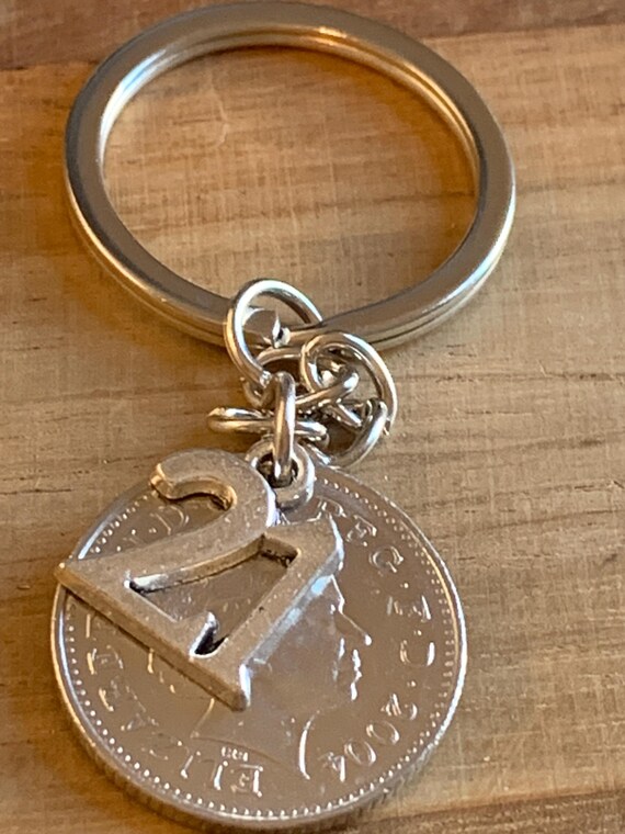 Key Ring 21st Keyring For Her Personalised KeyChain