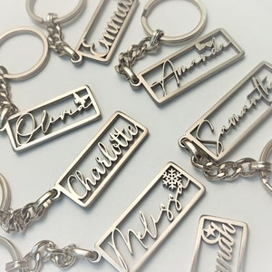 Custom  Gift Keychain | Personalized Name Keychain | Durable Stainless Steel Key Chain