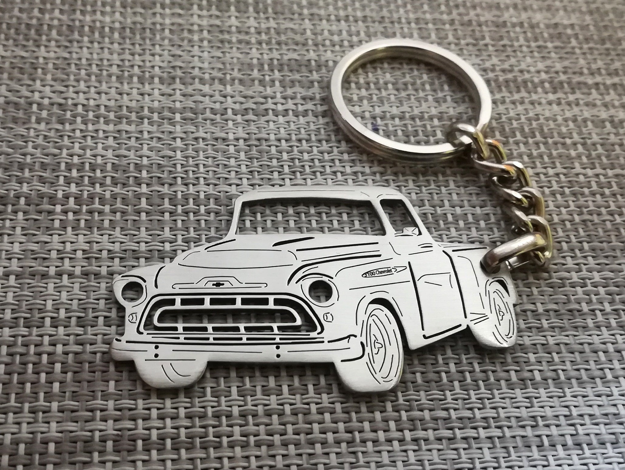 1957 Chevy Truck 3100 birthday gift Custom keychain car Etsy