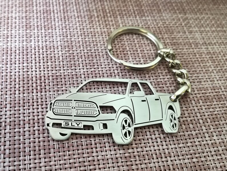 Dodge ram 1500 key chain birthday gift Custom key chain car Etsy