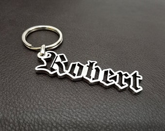 Personalized Name Keychain: Custom Stainless Steel Gift