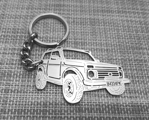 Lada Niva Custom Key Chain Fathers Day 