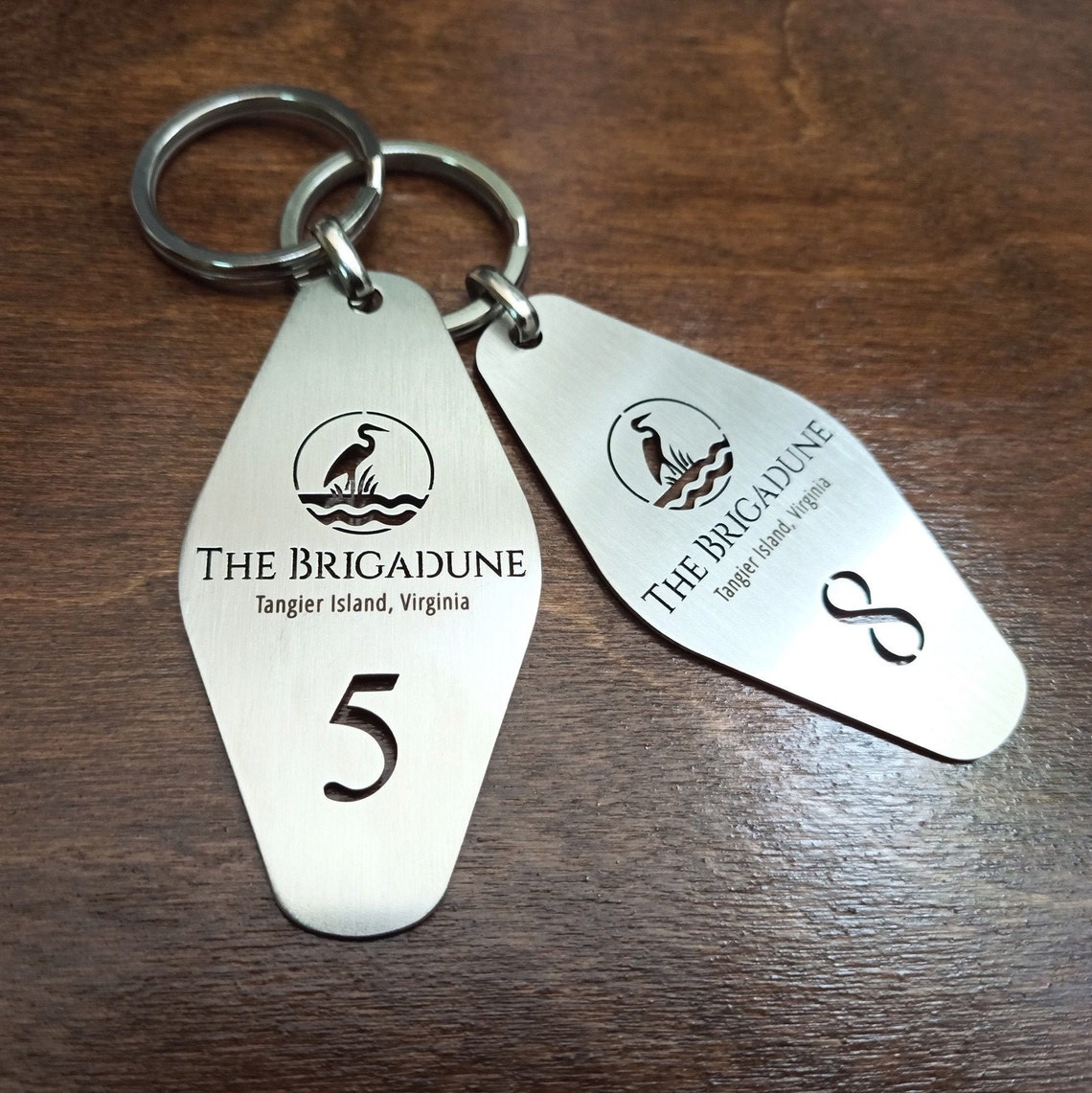 Personalized hotel Keychain Custom metal Hotel Keychain | Etsy