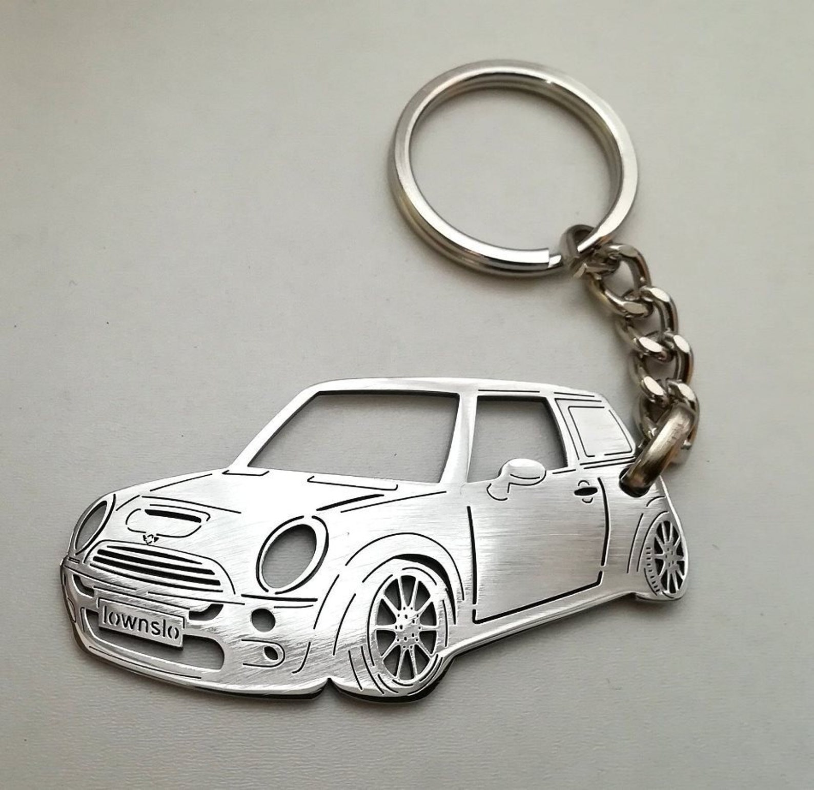 Mini Cooper Custom keychain birthday gift Custom keychain Etsy