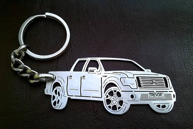 Birthday Gift Custom Ford F150 Keychain Car Keychain Etsy