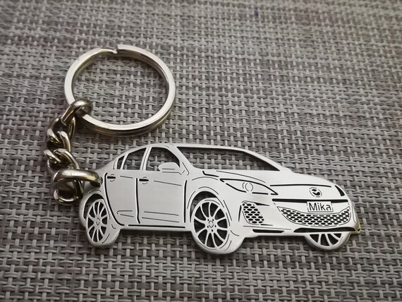 Mazda 3 2012 Custom Key Chain Fathers 