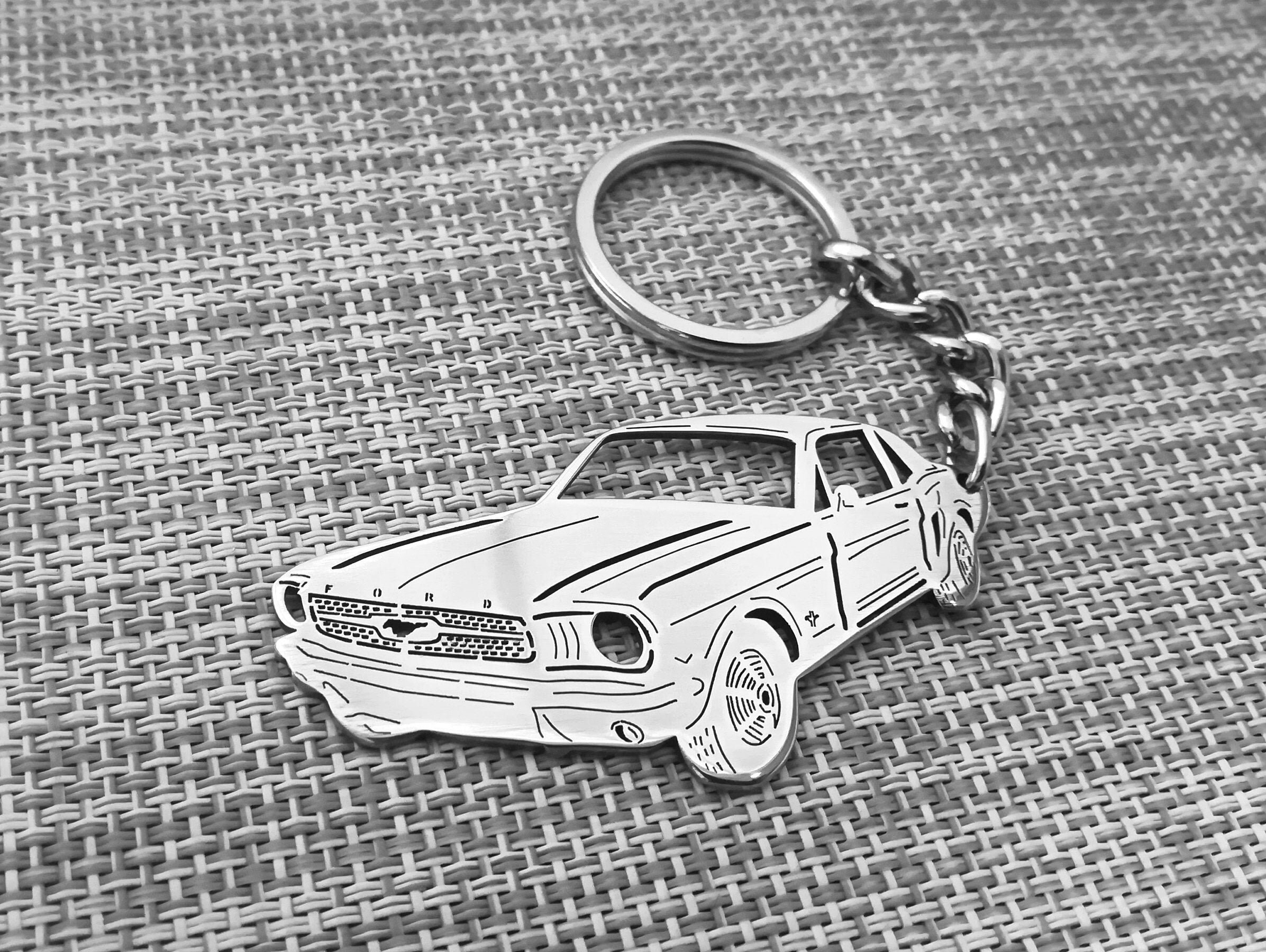 Birthday gift ford mustang 1964 Custom keychain car Etsy