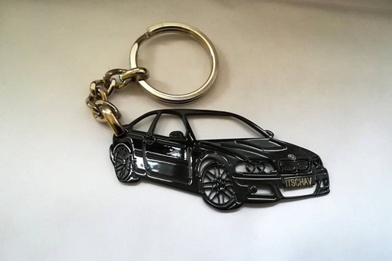 Christmas Gift BMW E46 M3 Custom Keychain Car Keychain Etsy