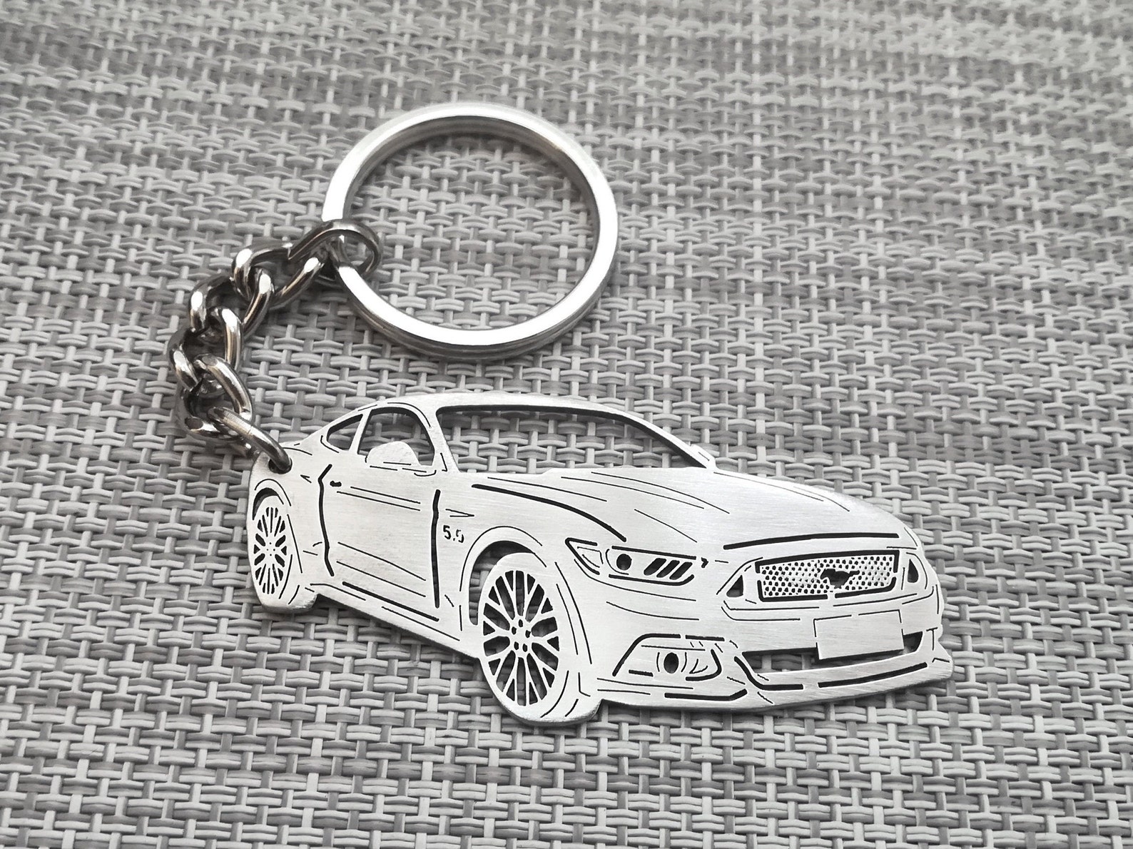 Birthday gift Ford Mustang 5.0 Custom keychain car keychain Etsy