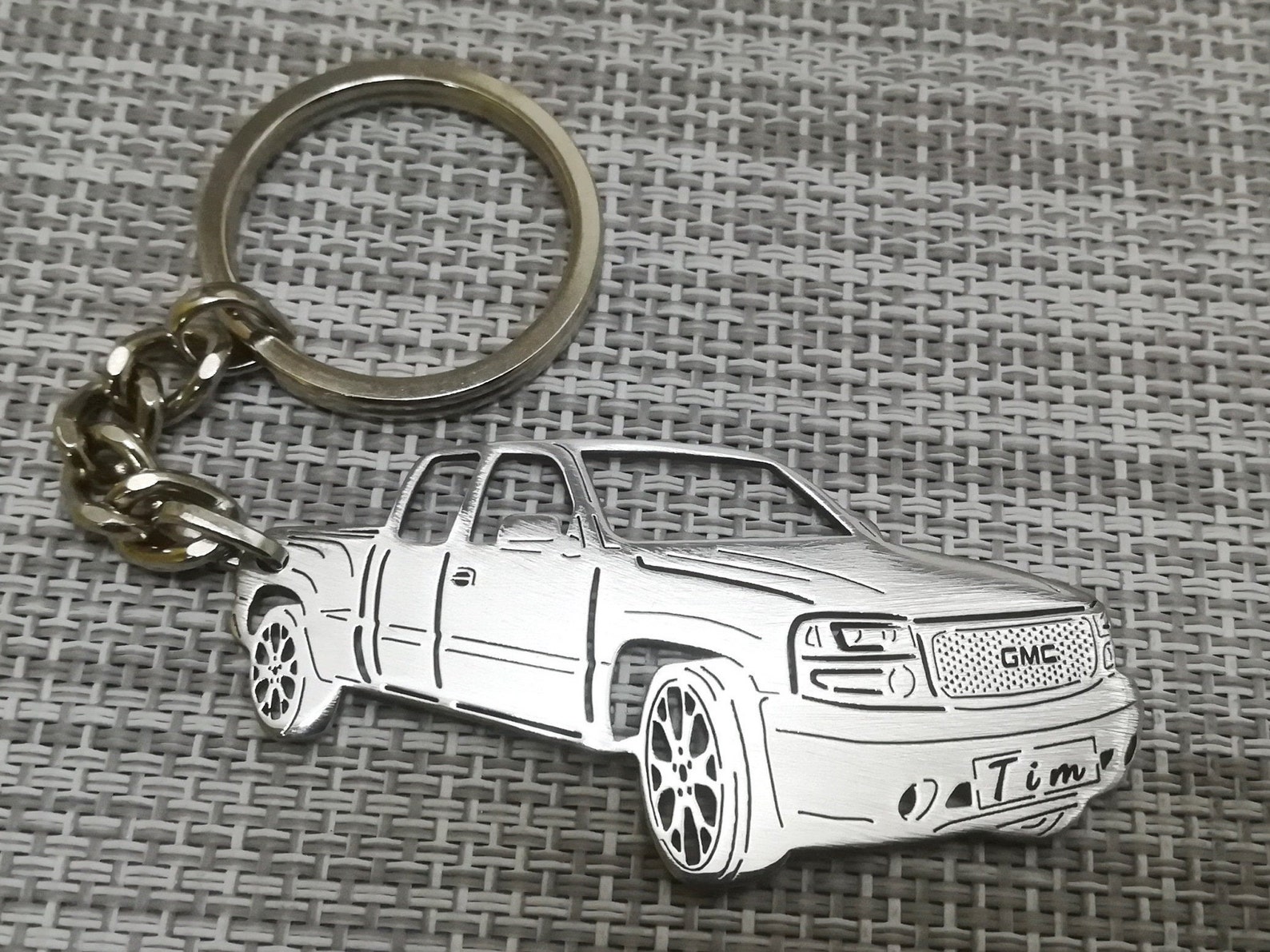 2001 GMC keychain birthday gift Custom keychain car Etsy