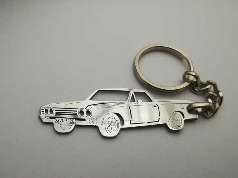 Birthday Gift Custom Chevrolet Keychain Chevrolet El Camino Etsy Canada
