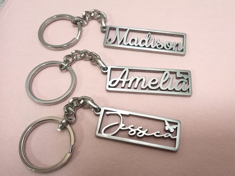 name keychain, Christmas gift