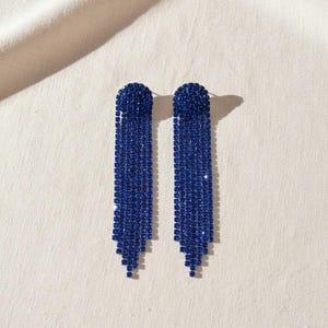 Twist - Orecchini lunghi in cristallo Swarovski - Gioielli - Ore