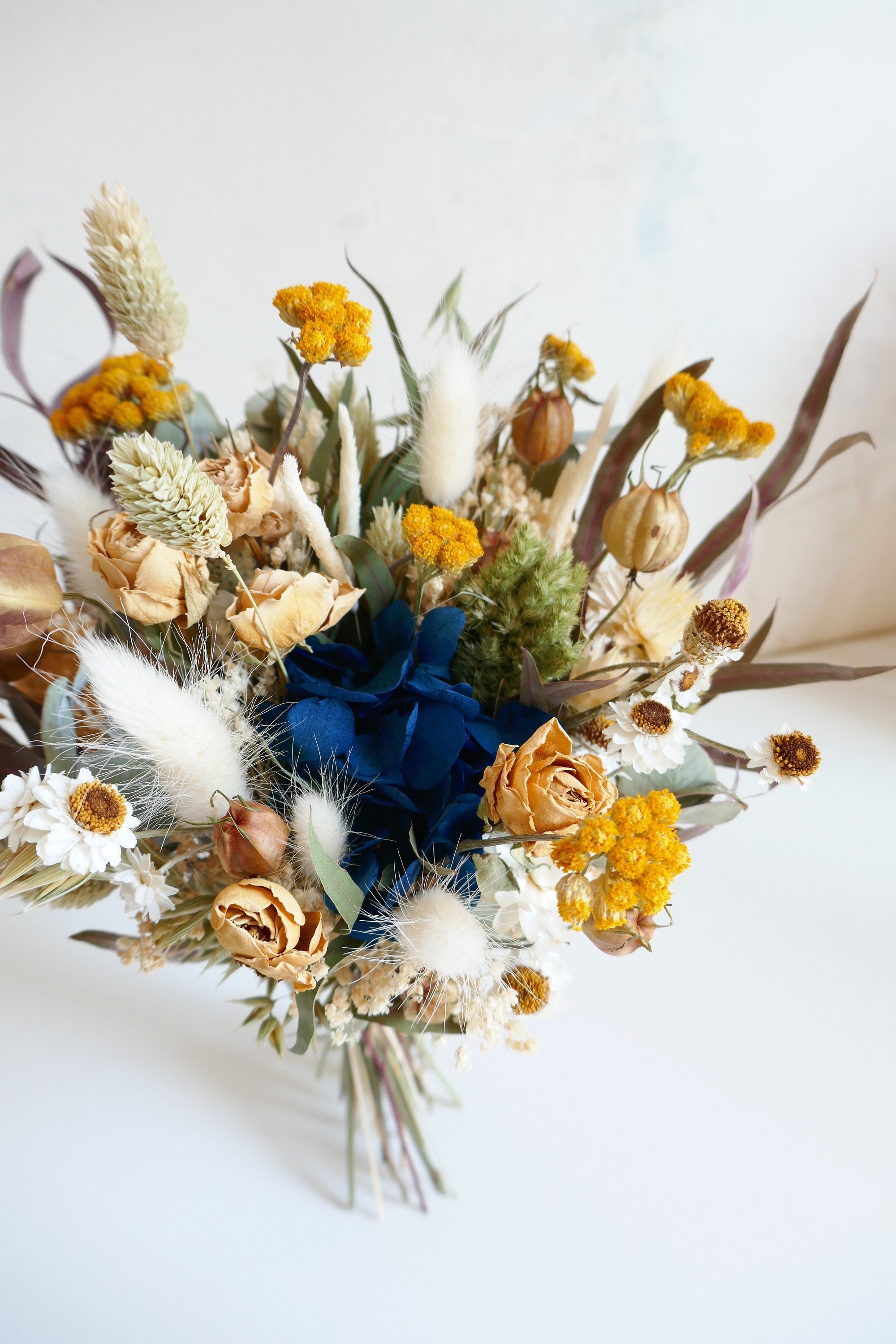 Sur-Mesure > Bouquet de Fleurs Séchées, Décoration Durable et Bohème, Cadeau Personnalisé