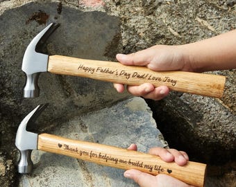 Personalized Hammer Father's Gift, Engraved Hammer for Husband Gift, Personalized Hammer for Grandpa Gift, New Home Gift