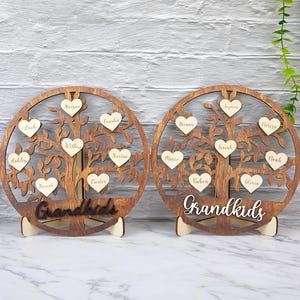 Personalized Family Tree, Gift For Mom, Family Tree, Father&#39;s day gift, Gift for Grandma, Family Tree Sign, Home Decor, Grandparents Gift