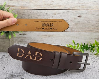 Custom Leather Belt for Daddy,Personalized Leather Belt Anniversary Handmade Belt Father’s Day Gift for Boyfriend, Unique Gift for Husband