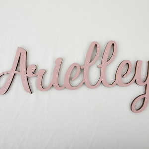 Custom Name Sign Wooden Sign Baby Name Sign Personalized Wooden Name Sign for Nursery Wall Decor Wood Letters Baby Nursery Name Sign