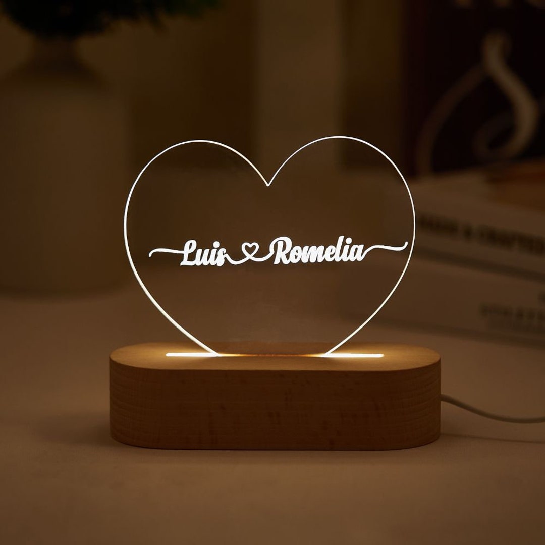 Custom Night Light,name Light,romantic Gift for Girlfriend,night Light