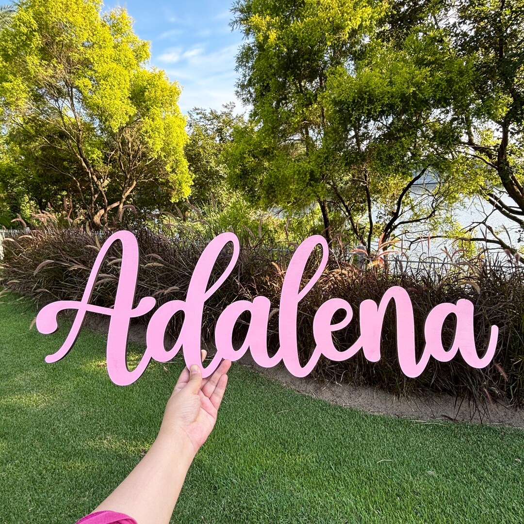 Custom Name Sign Wooden Sign Baby Name Sign Personalized Wooden Name ...