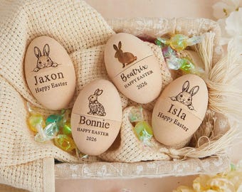 Engraved Wooden Egg Shaker for Kids, Personalized Musical Easter Egg Shakers, EKids Musical Instrument, Easter Gifts, Baby First Easter