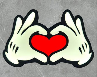 Caja de luz de manos de Mickey Hearth