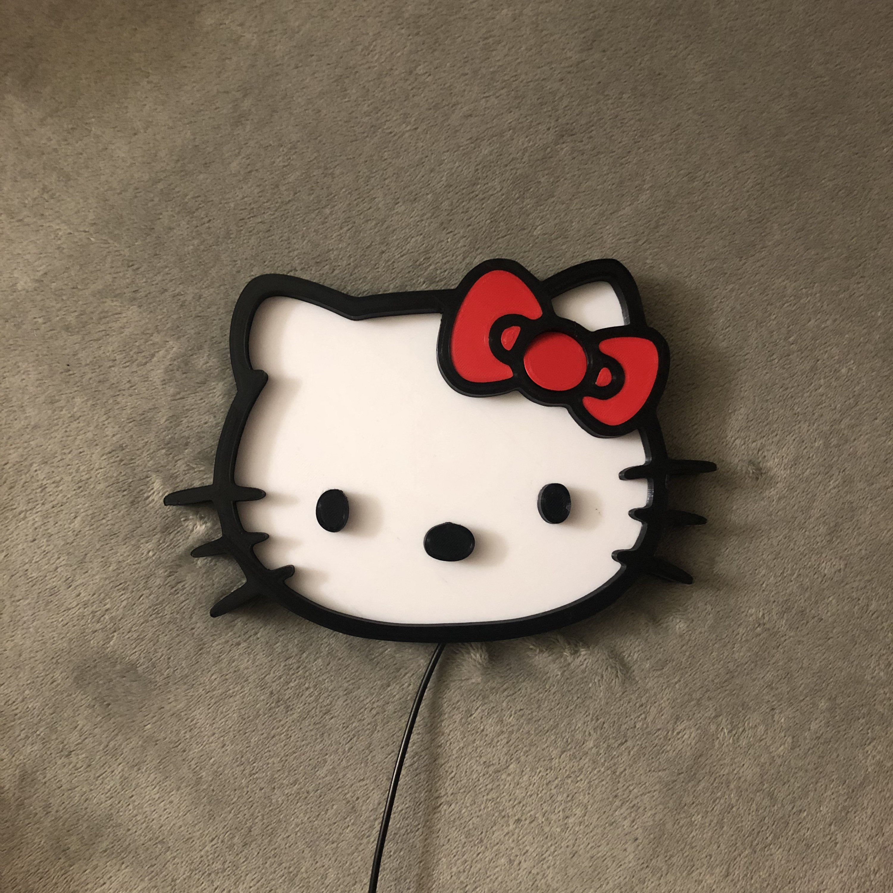 Hello kitty wall light deals