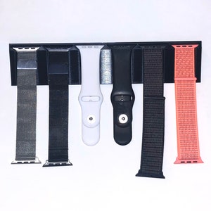 Watch band display compatible with apple watch, band organizer, case