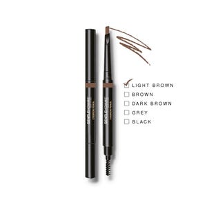 Gentlehomme Men&#39;s Eyebrow Pencil 2-in-1 Brush and Ultra-Thin Tip for Shaping, Defining, Filling Eyebrows Facial Hair -
