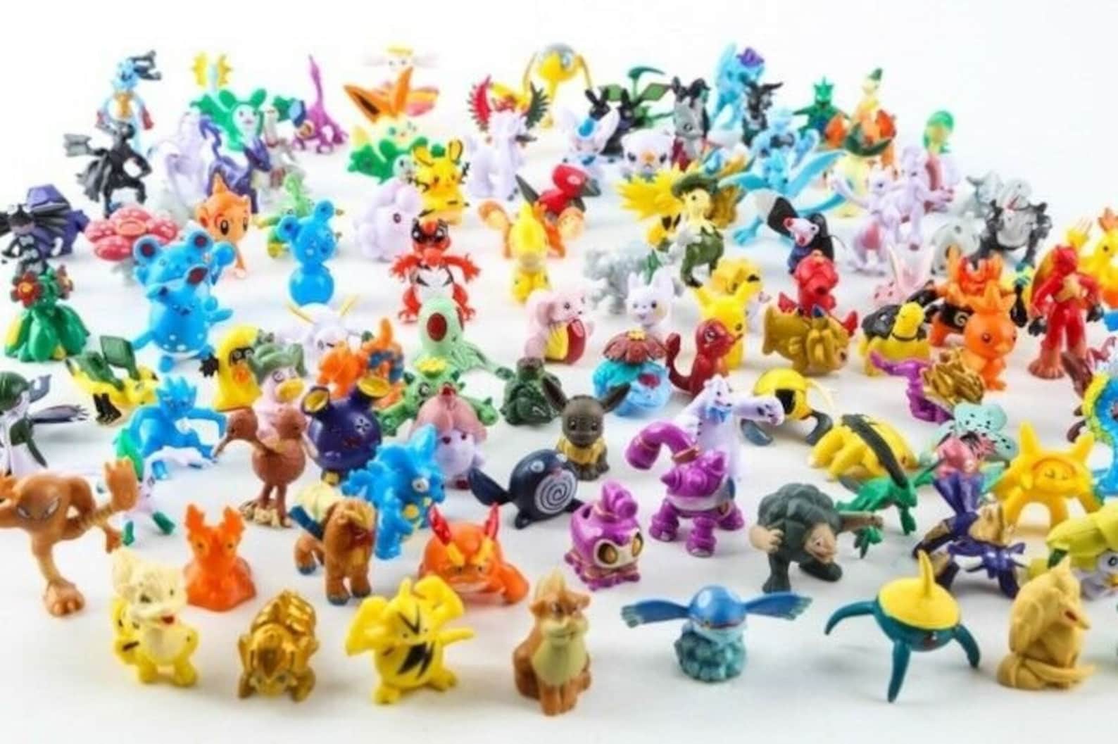 144 Lot for Pokemon Figures Mini PVC Action Pikachu Toys Kids Etsy