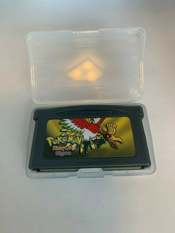 Pokemon Shiny Gold Gba Game Boy Advance Remastered Fan Made Hack Us Seller