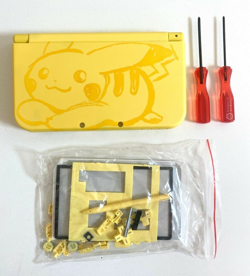 Replacement Housing for New Nintendo 3DS XL Shell Screen Tools Pikachu