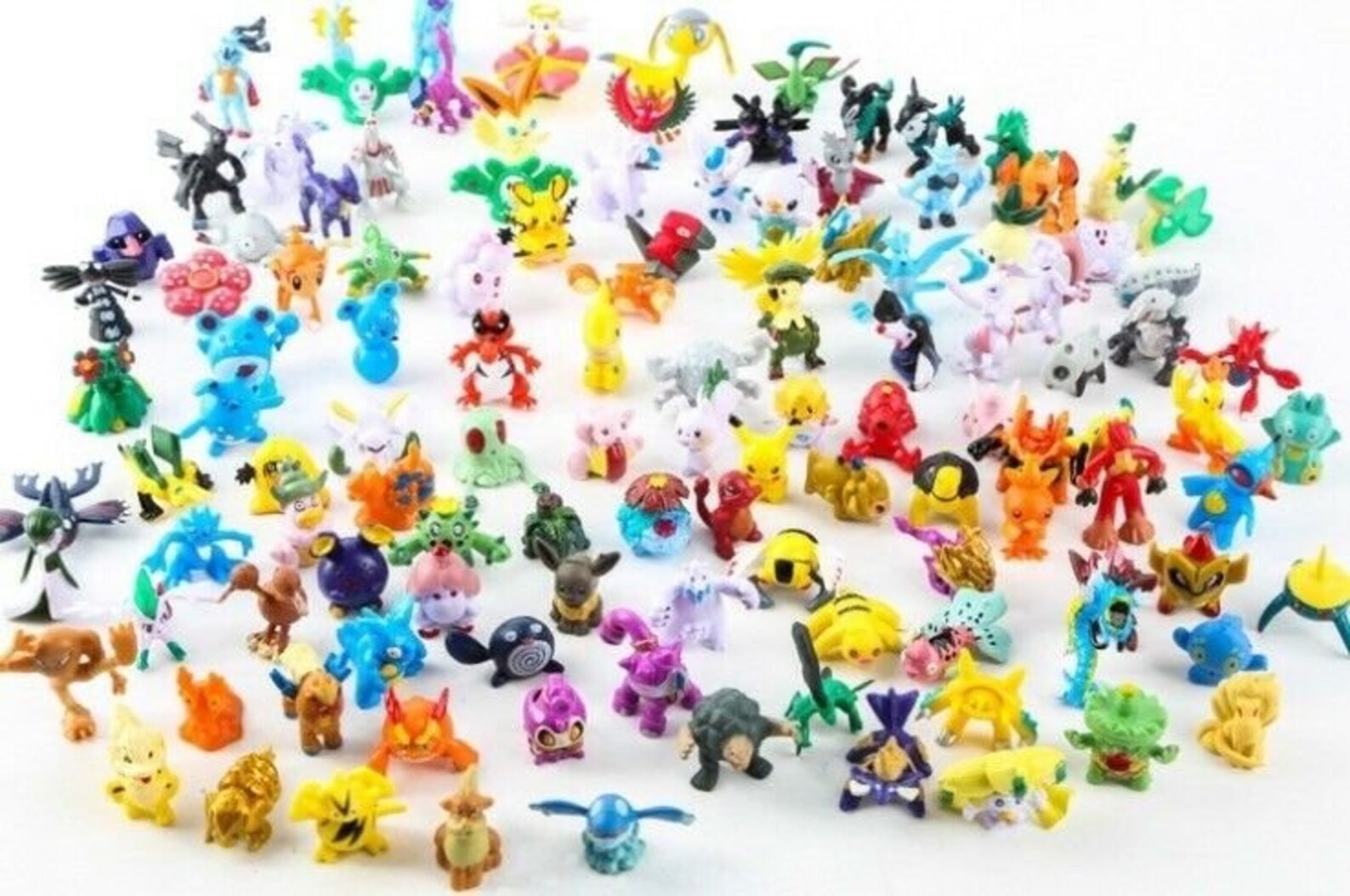 144 Lot for Pokemon Figures Mini PVC Action Pikachu Toys Kids | Etsy