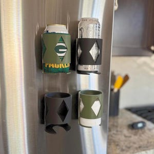 Magnetic Can and Pouch Holder: Veteran-Made Garage Organizer