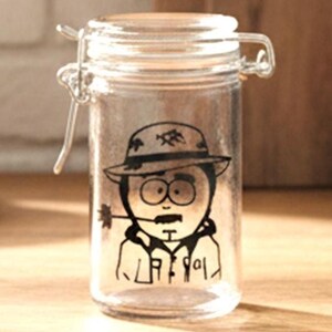 Smell Proof Glass Stash Jar, Funny Trinket Storage for Herbs, Spices & Small Items, “Randy” Gag Gift, 21st Birthday Idea, Odor Proof image 8