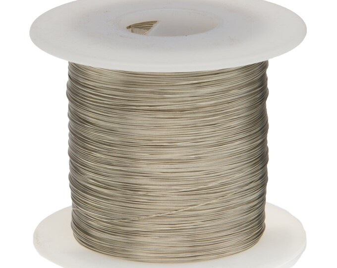 4 Oz Roll of 20 Gauge Tinned silver Color Copper Wire. You Can String
